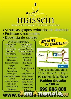 MASSEIN ESCUELA DE TERAPIAS NATURALES